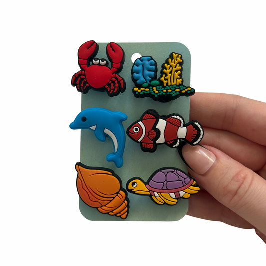 Sea Creatures Shoe Charms