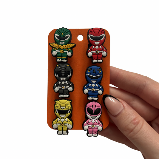 Power Rangers Shoe Charms