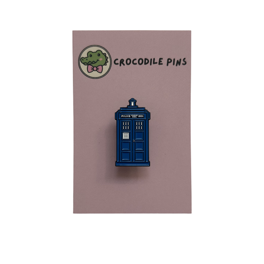 Police Box Pin Badge
