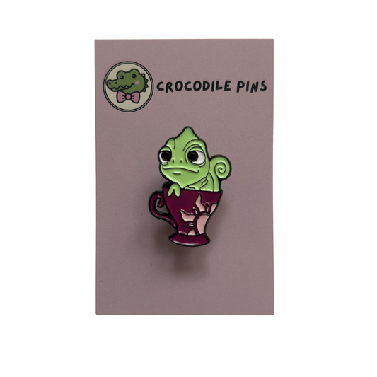 Chameleon Pin Badge
