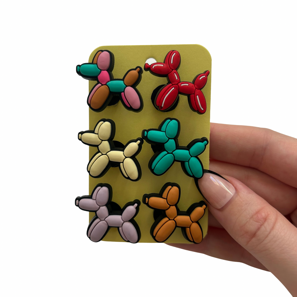 Balloon Dog Shoe Charms