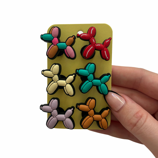 Balloon Dog Shoe Charms