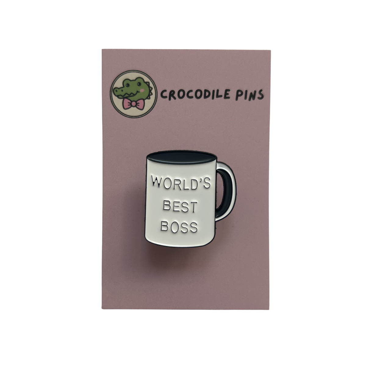 World's Best Boss Pin Badge