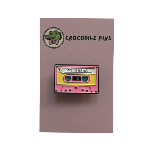 Best of The 90s Cassette Pin Badge
