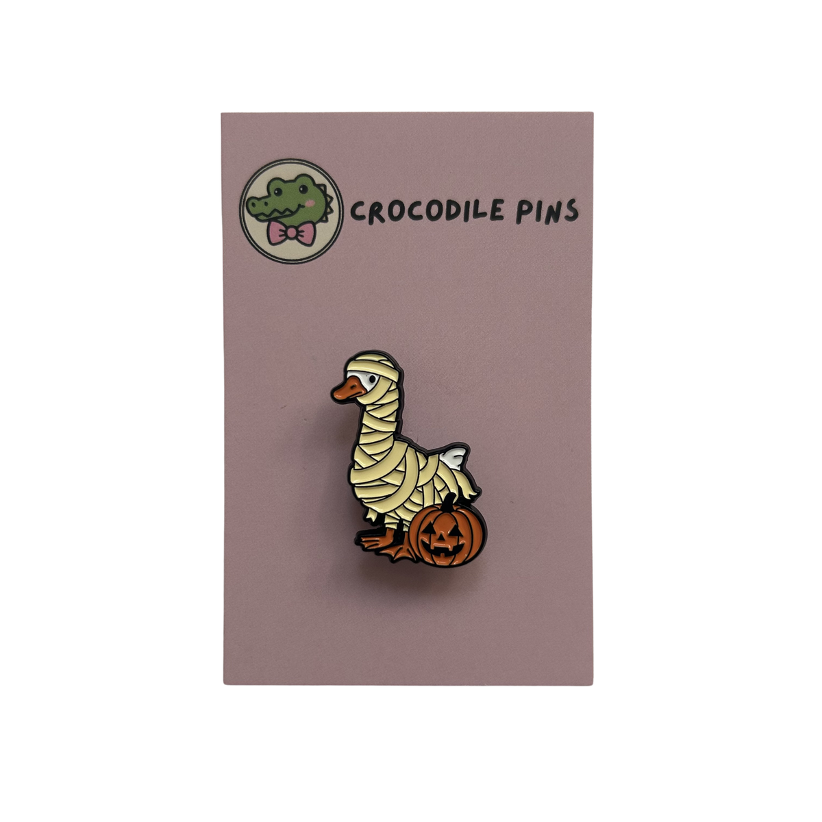 Spooky Goose Pin Badge