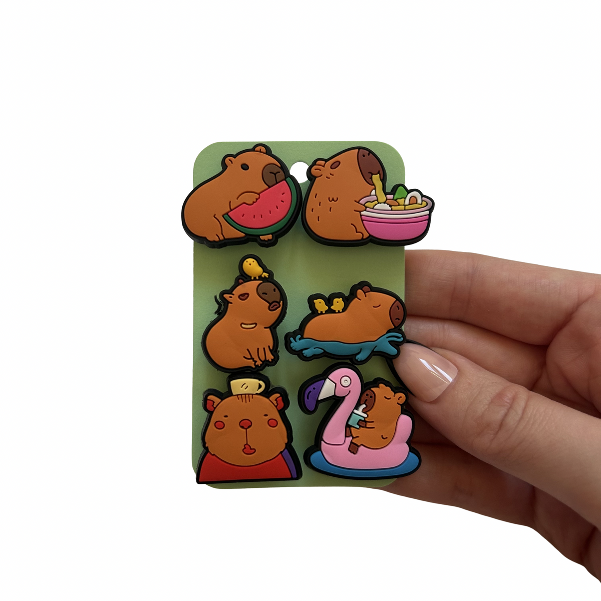 Capybara Shoe Charms
