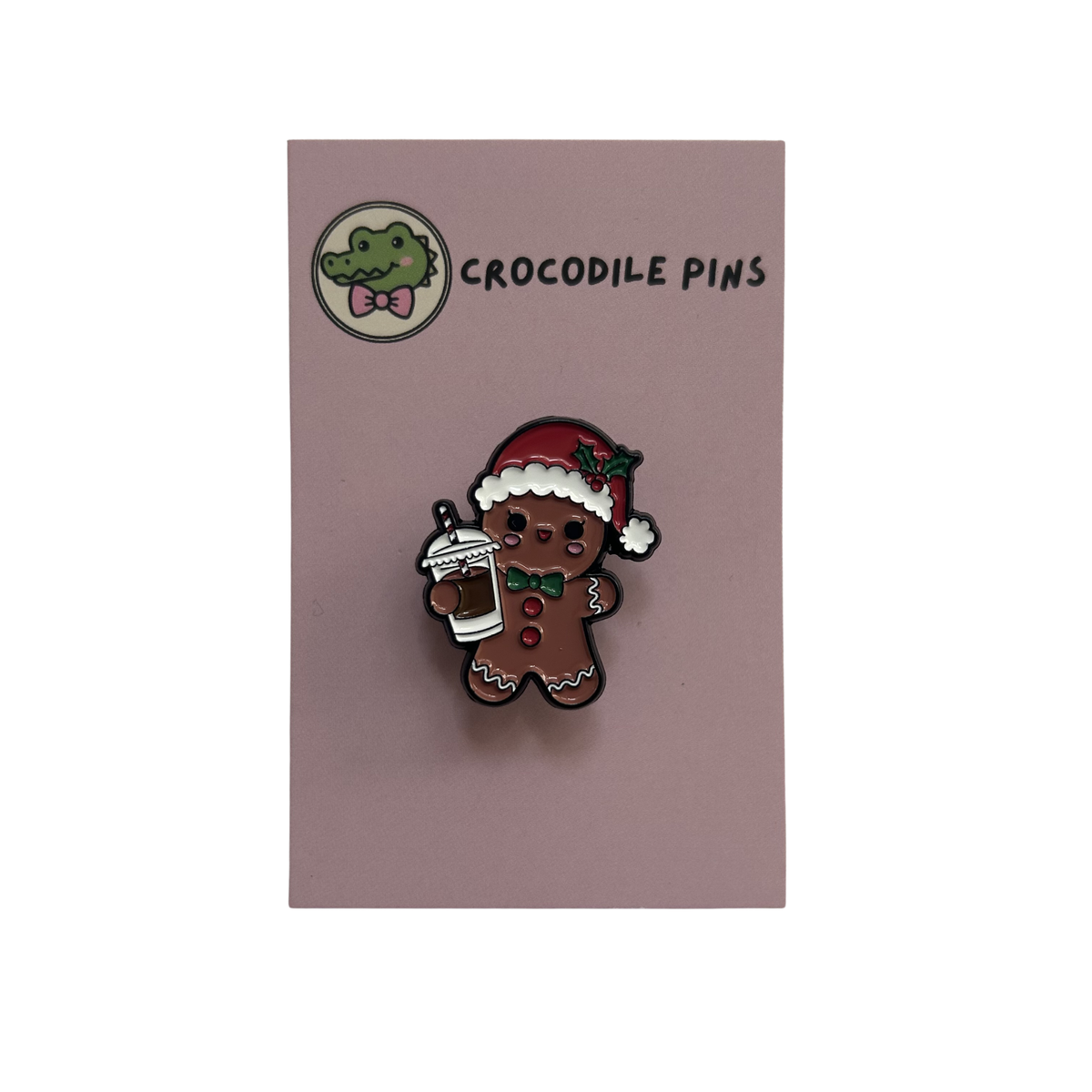 Gingerbread Pin Badge