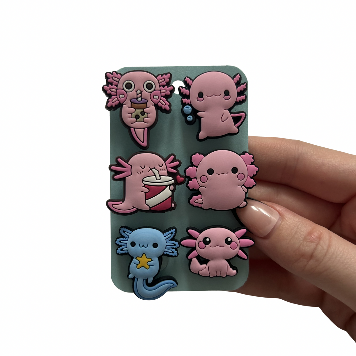 Axolotl Shoe Charms