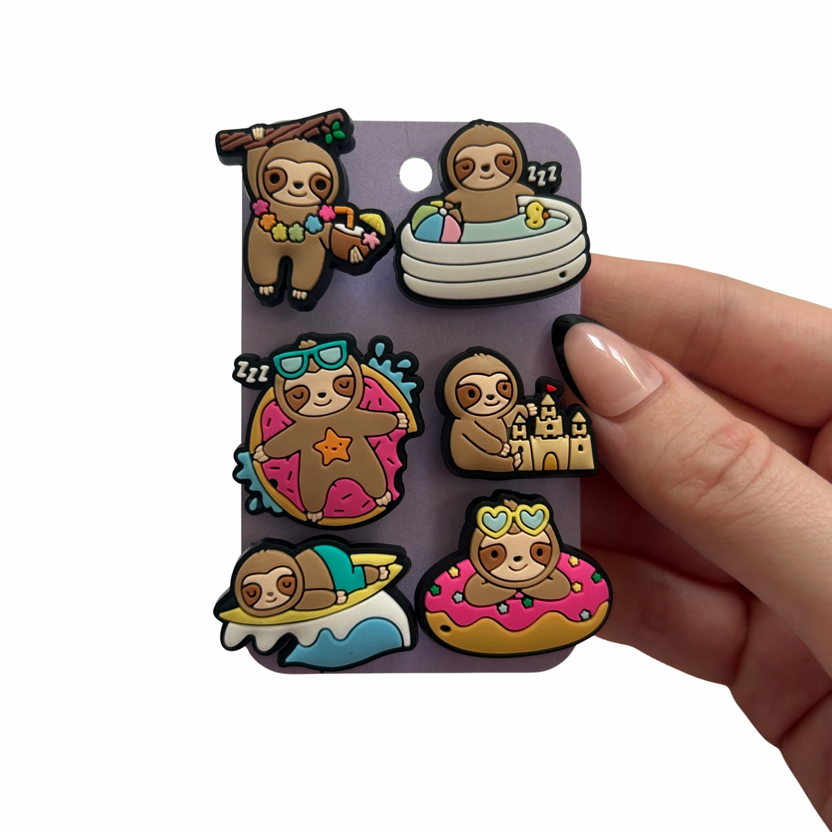 Sloth Shoe Charms