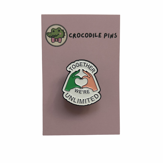 Together we're unlimited Pin Badge
