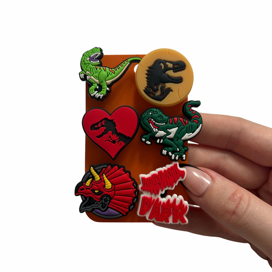 Dinosaur Shoe Charms