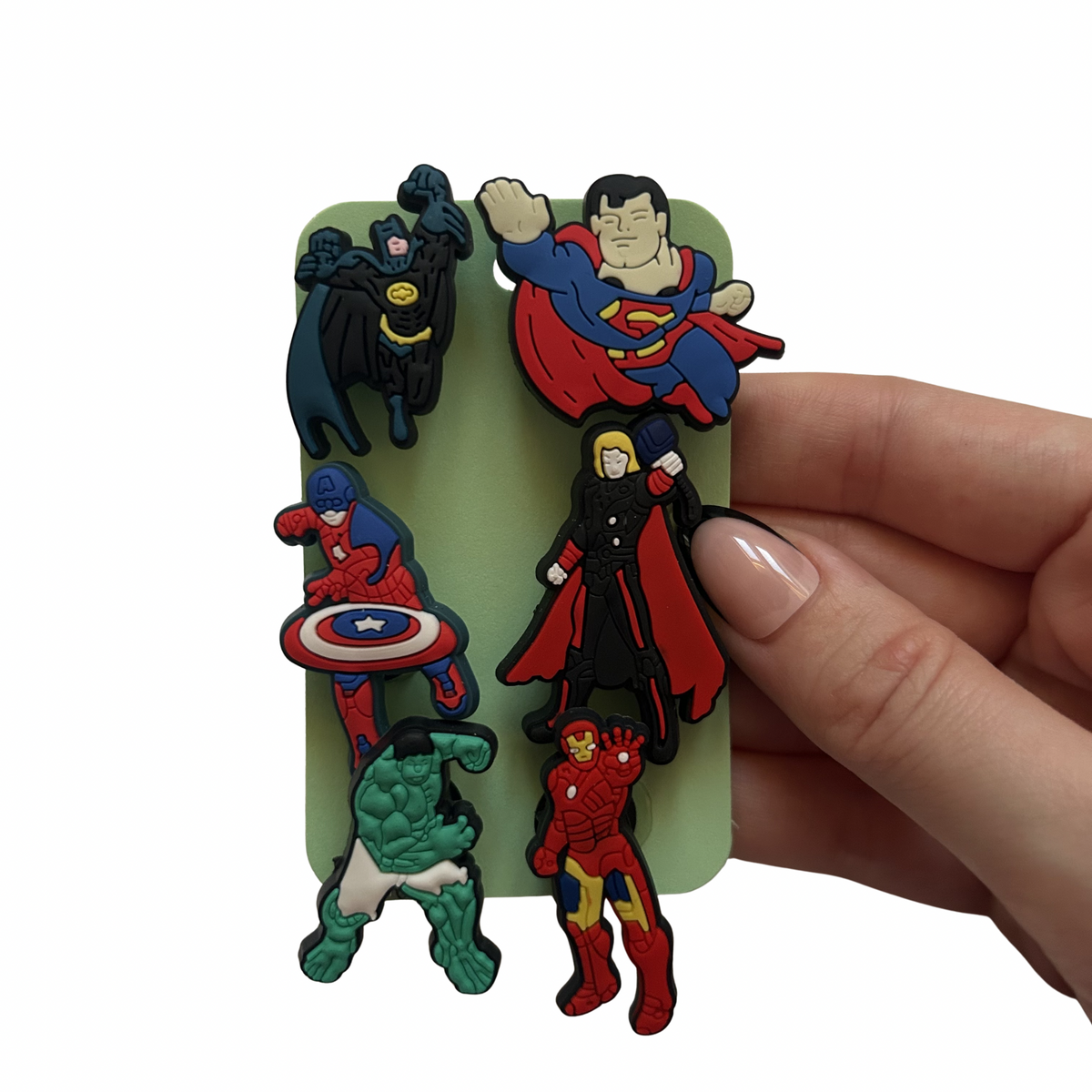 Superhero Shoe Charms