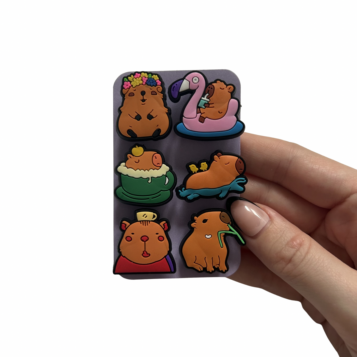 Capybara Shoe Charms