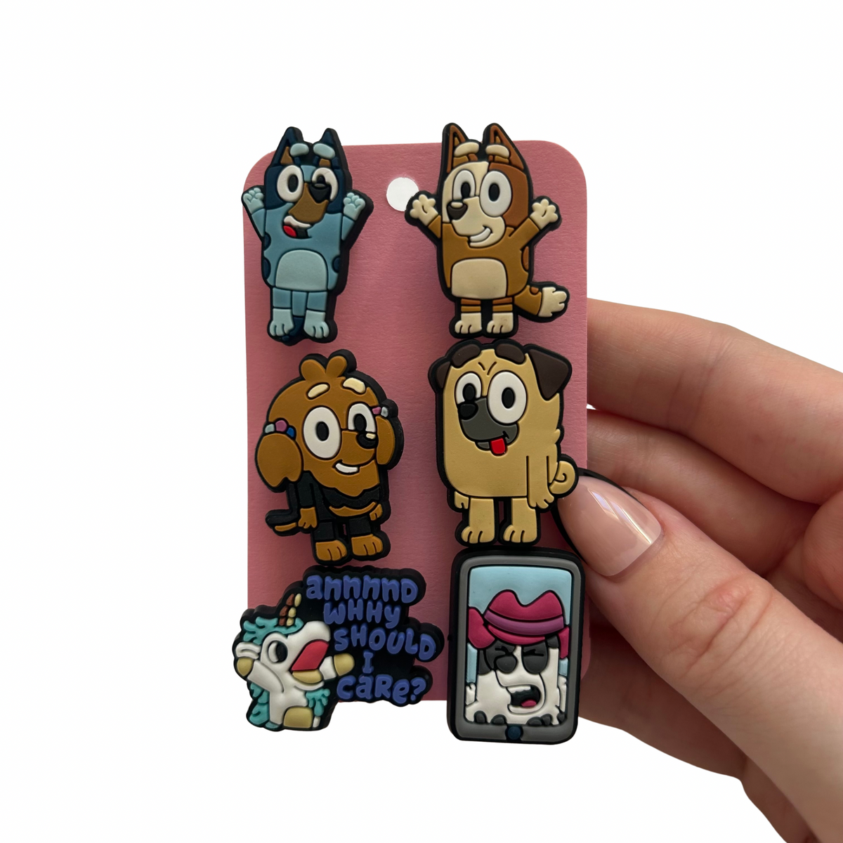 Blue Dog Shoe Charms
