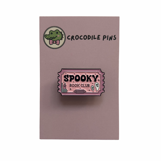 Spooky Book Club Pin Badge