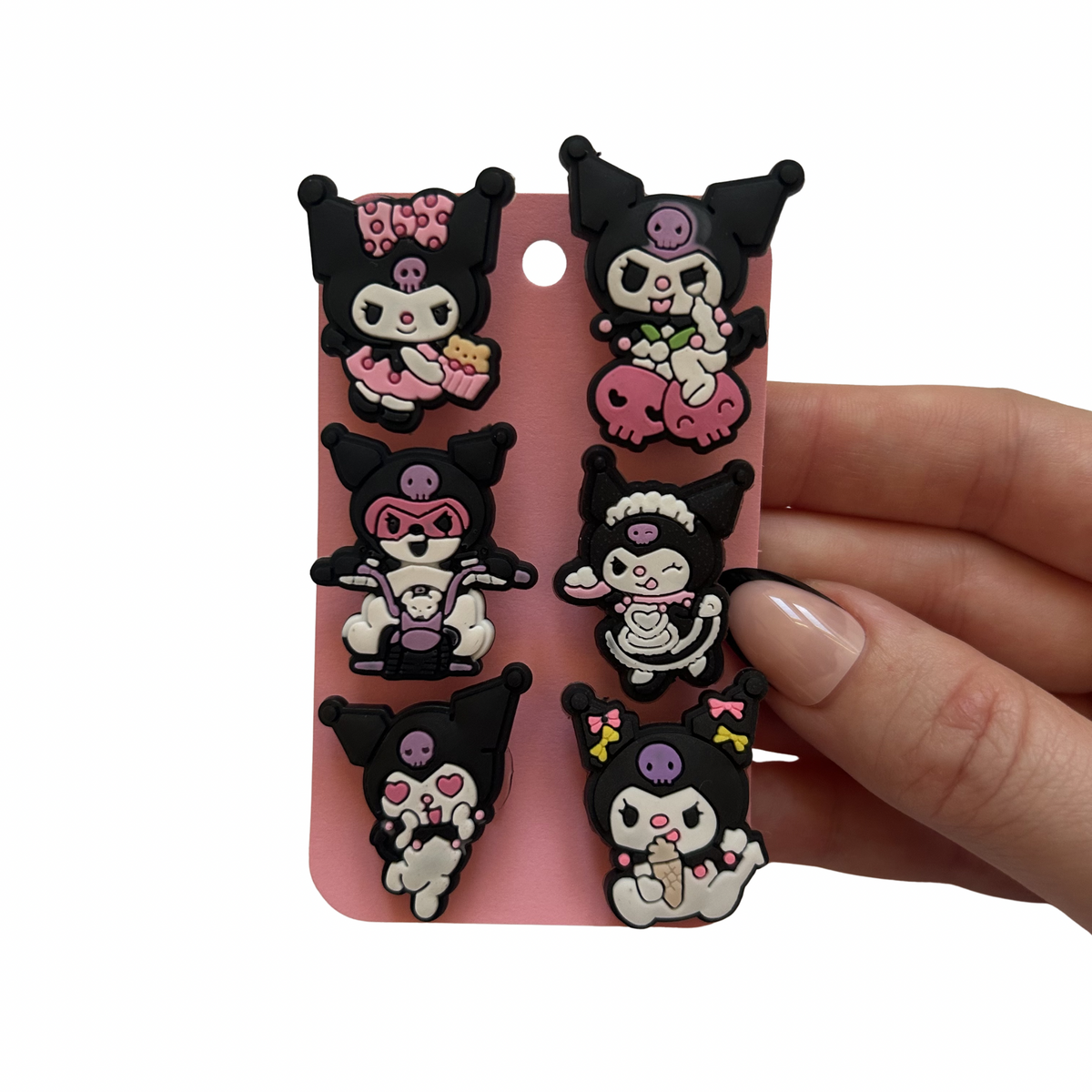 Black Rabbit Shoe Charms