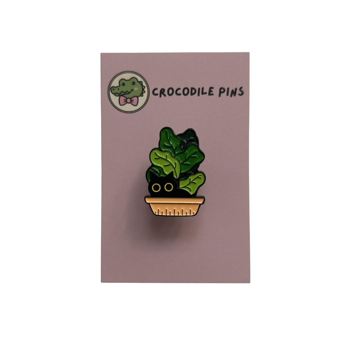 Black Cat Pin Badge