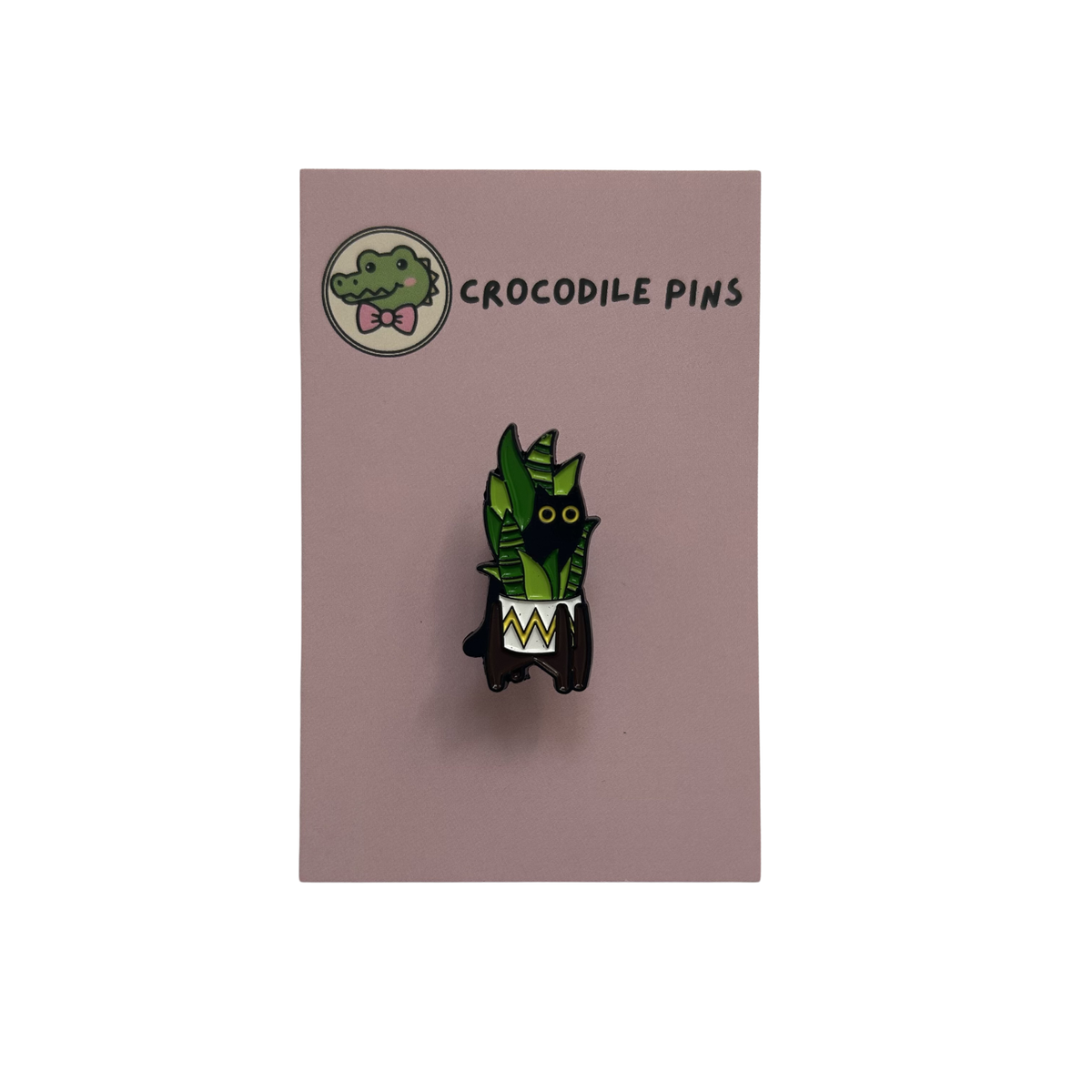 Black Cat Pin Badge
