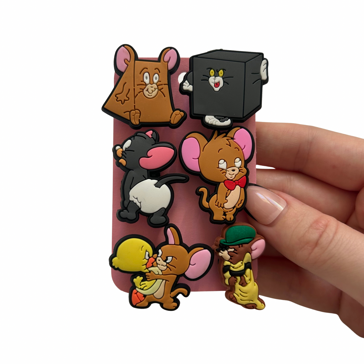 Cat & Mouse Shoe Charms