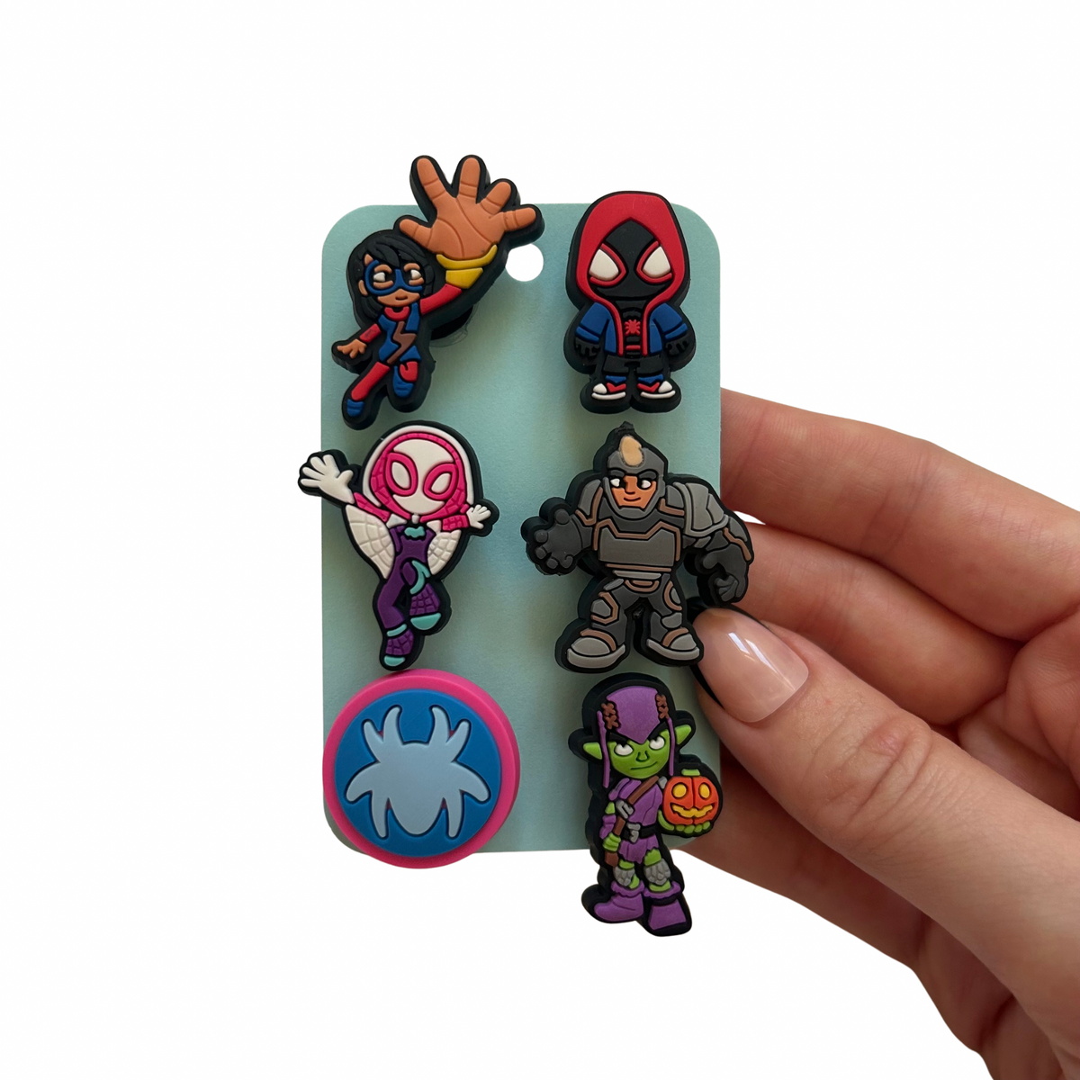 Superhero Shoe Charms