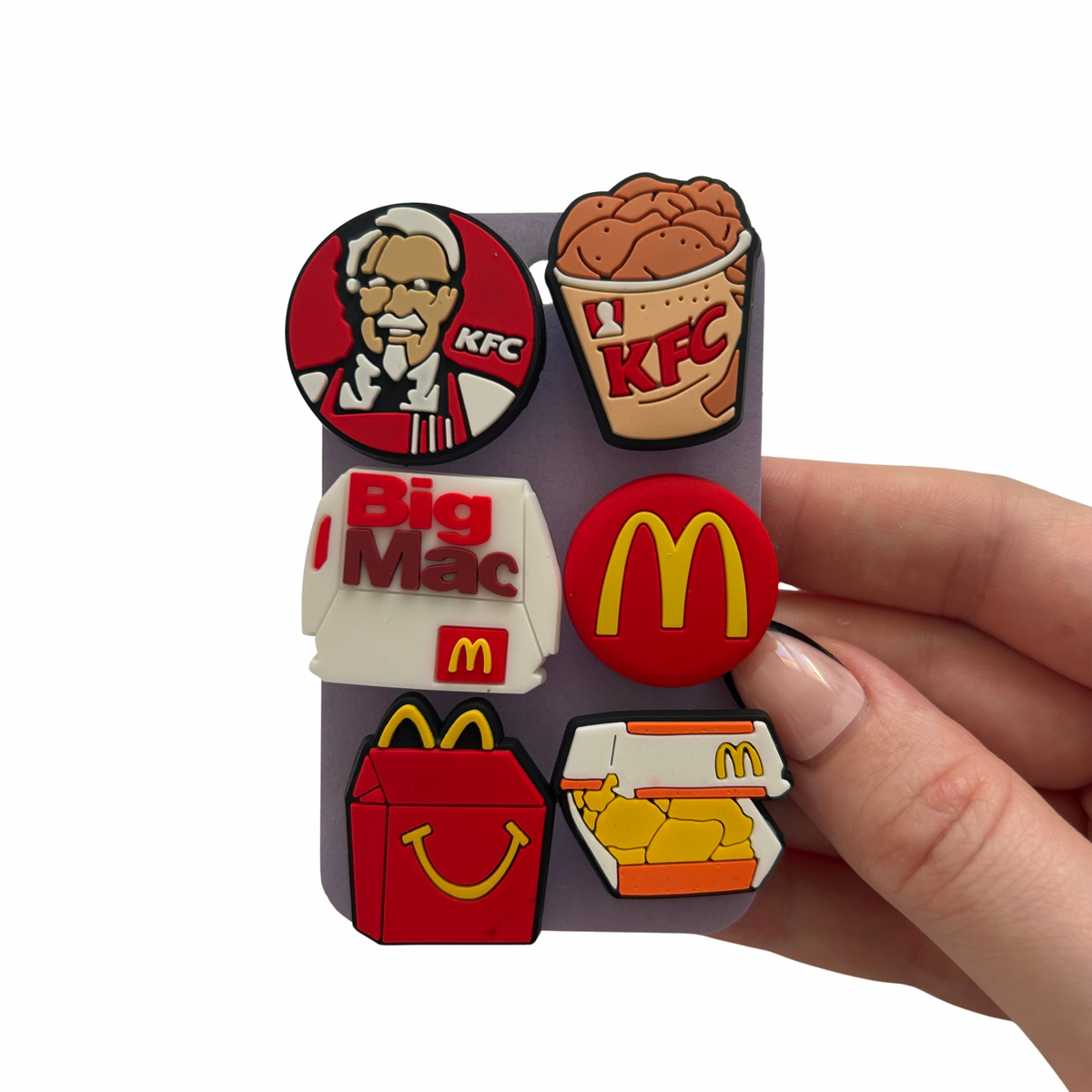 Fast Food Shoe Charms