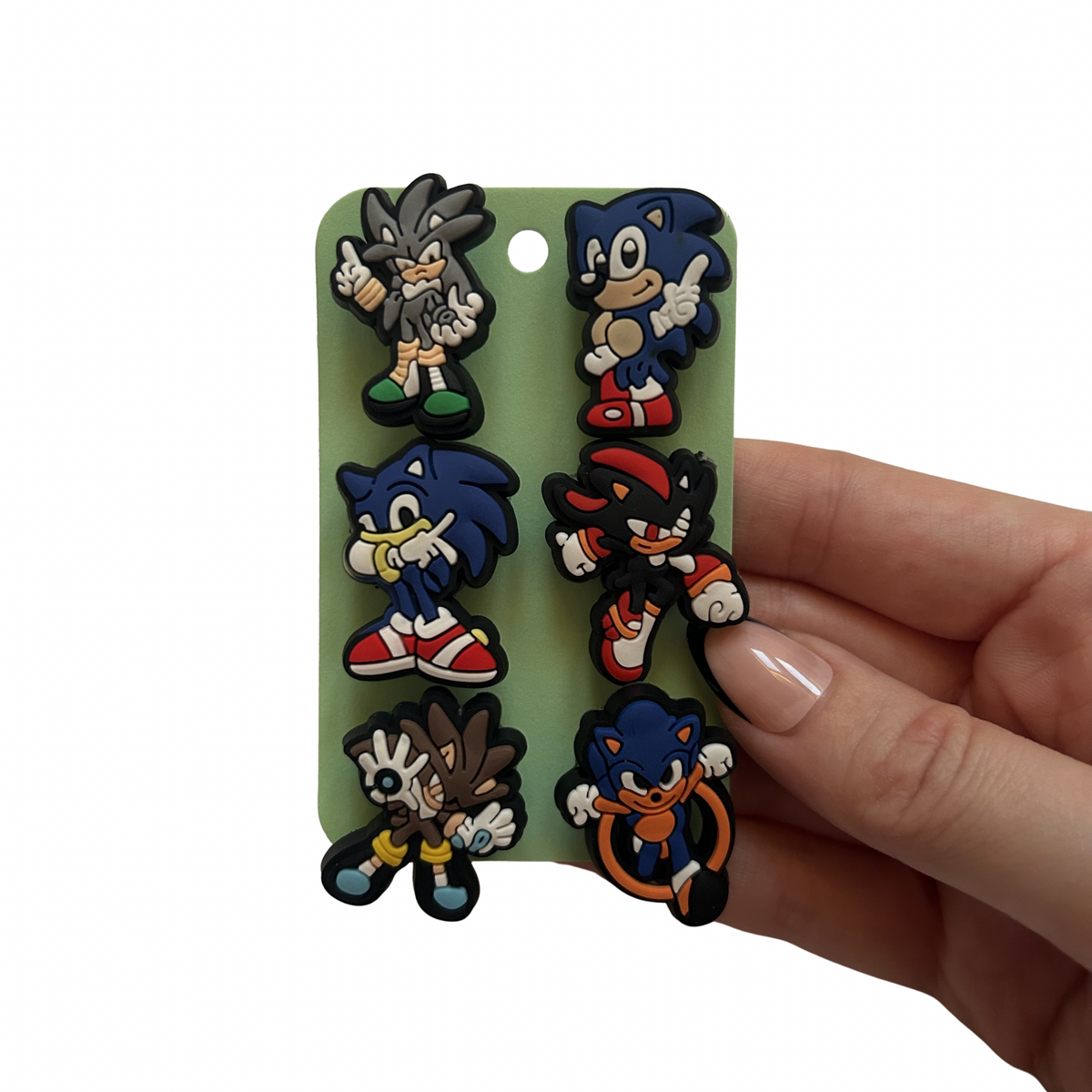 Blue Hedgehog Shoe Charms