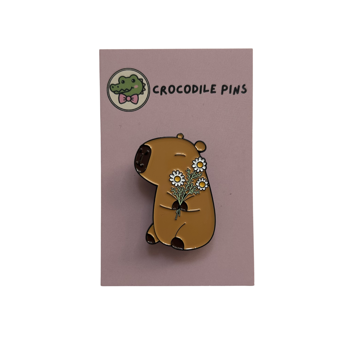 Capybara Pin Badge