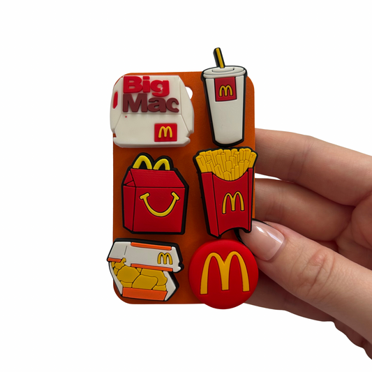Fast Food Shoe Charms