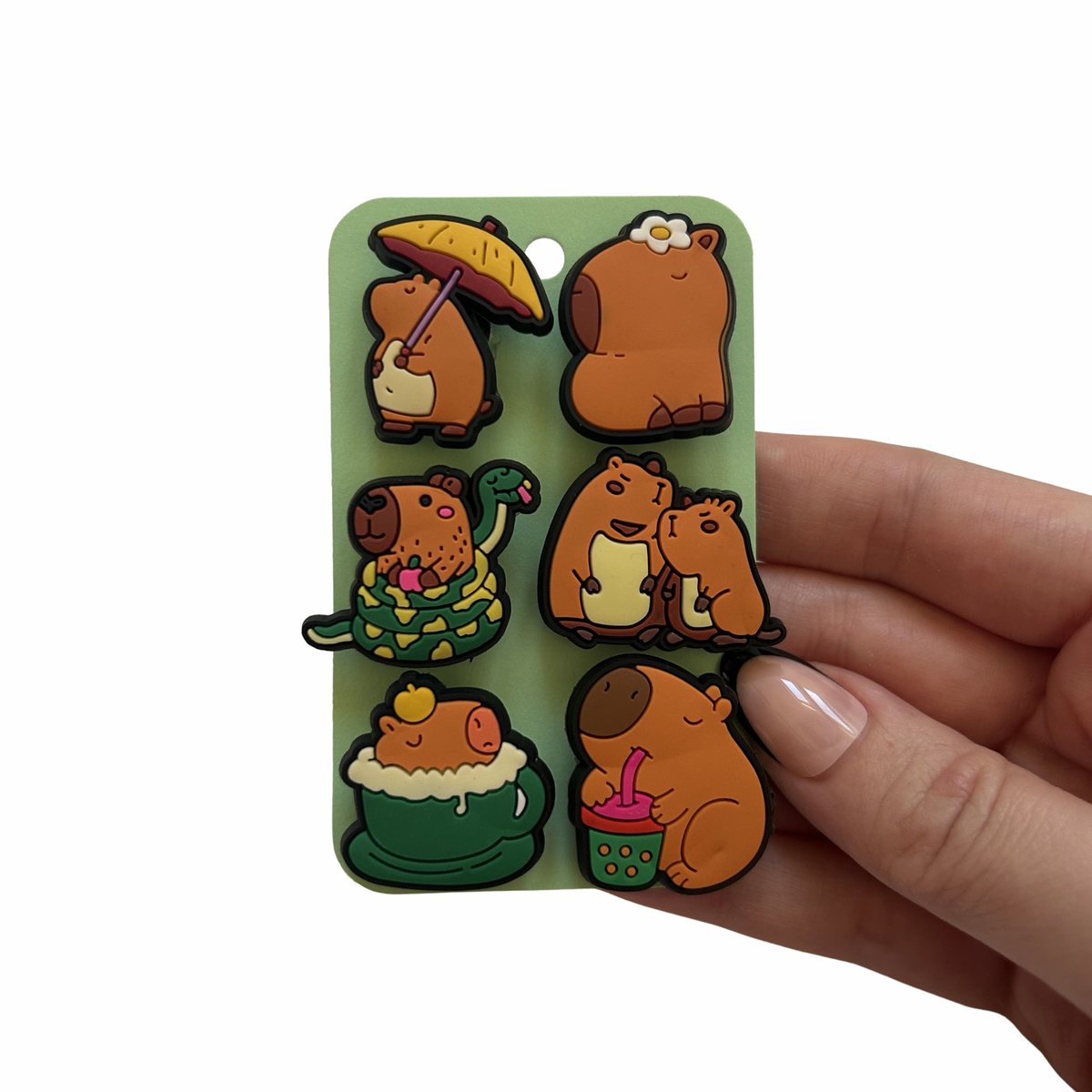 Capybara Shoe Charms