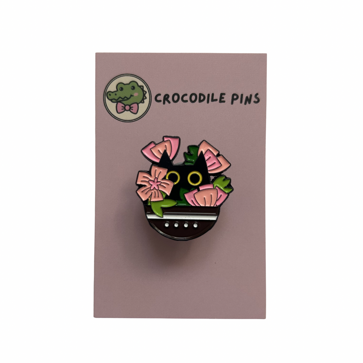 Black Cat Pin Badge