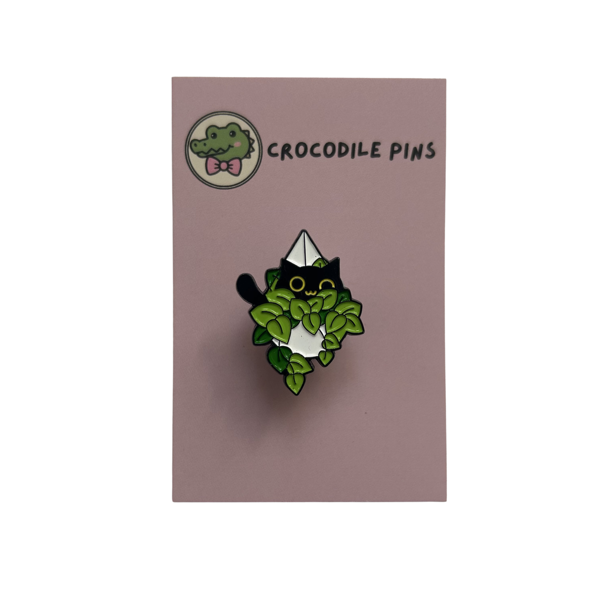 Black Cat Pin Badge