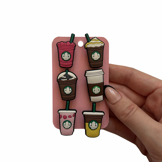 Fancy Drinks Shoe Charms