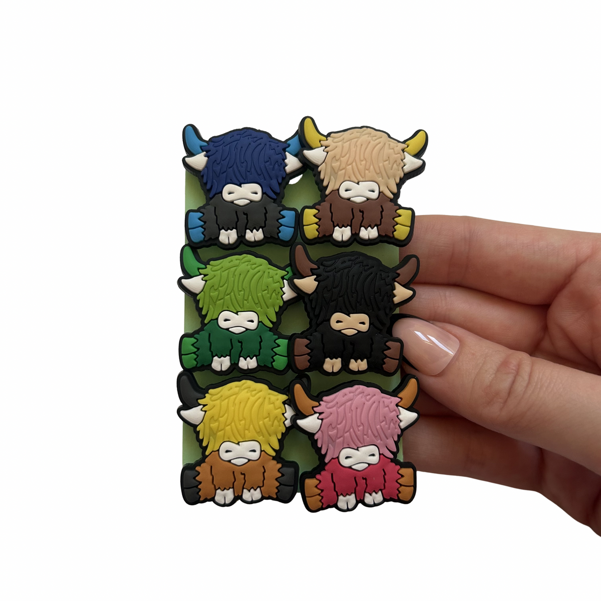 Highland Cow Shoe Charms