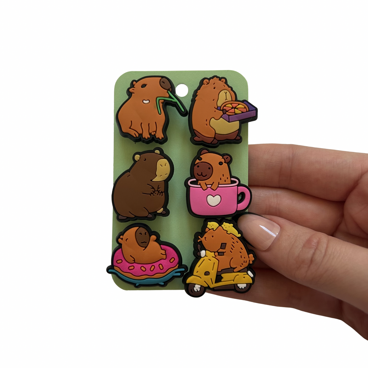 Capybara Shoe Charms