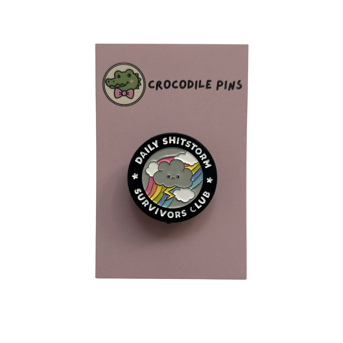 Daily Sh*tstorm Survivors Club Pin Badge