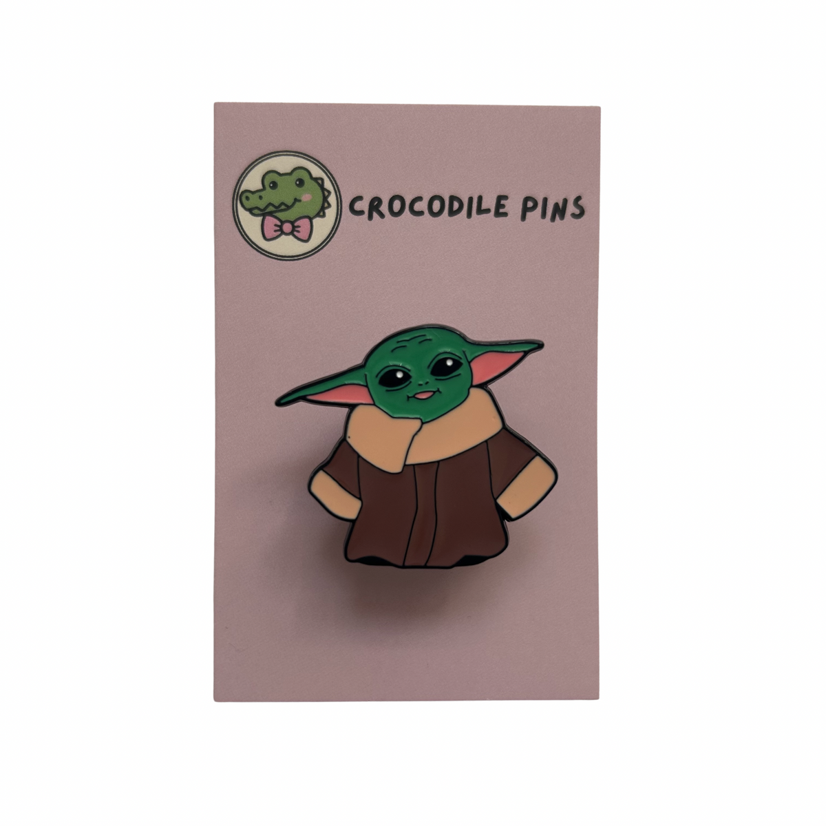 Green Alien Pin Badge