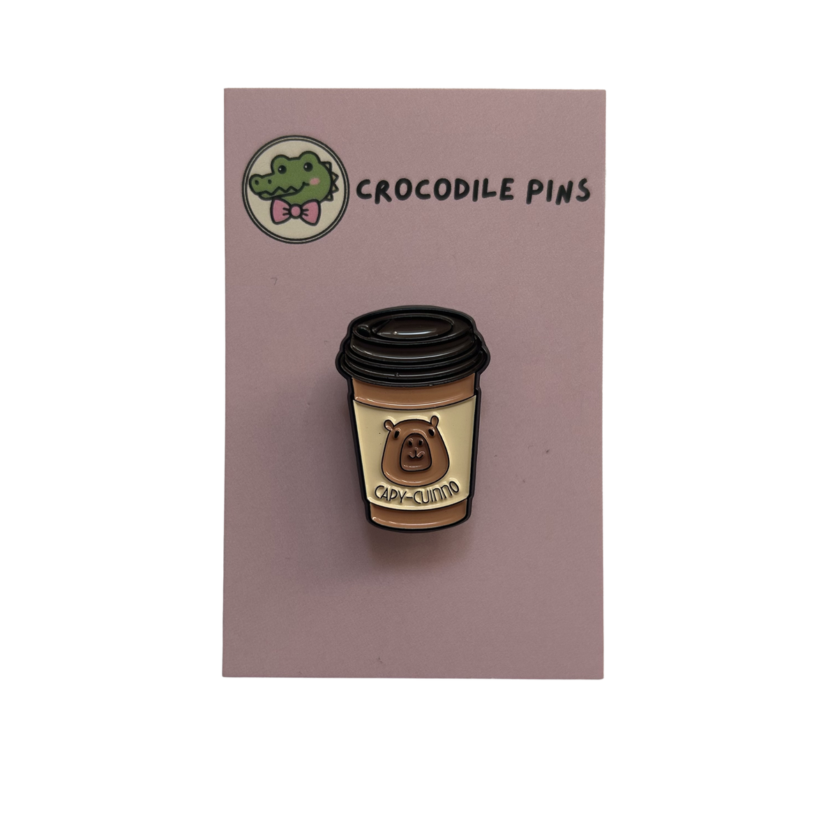 Capybara Capy-cuinno Pin Badge