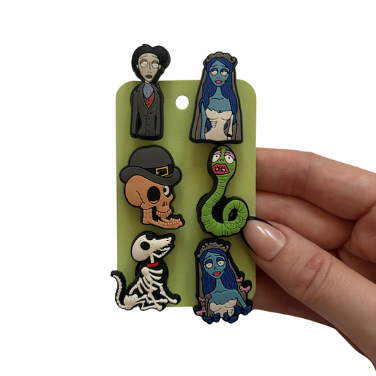 Corpse Bride Shoe Charms