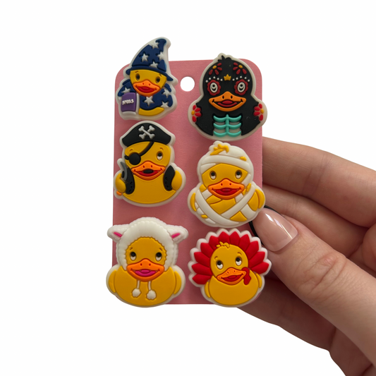 Rubber Duck Shoe Charms