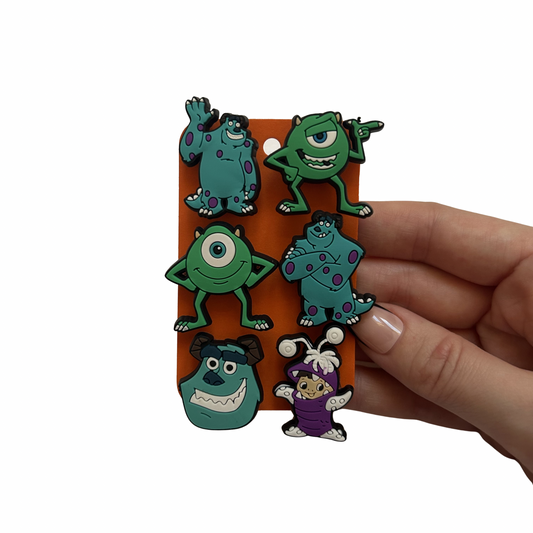 Monsters Shoe Charms