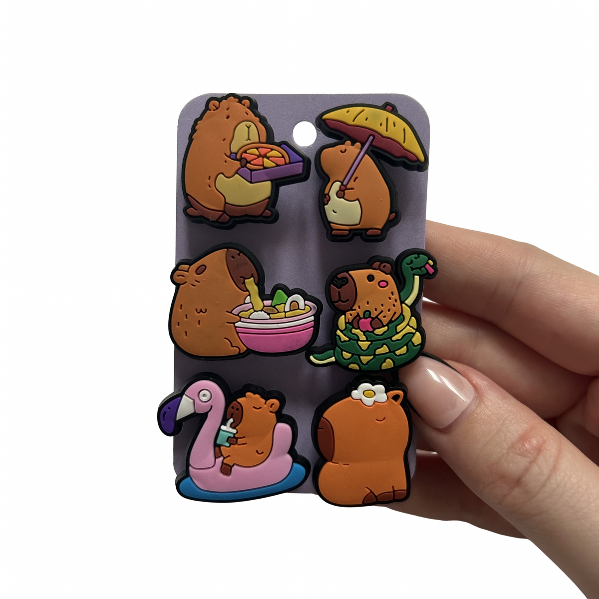 Capybara Shoe Charms