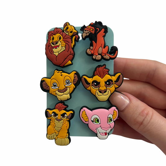 Lion Shoe Charms